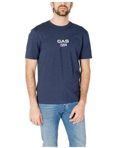Gas Tops > t-shirts - Bleu