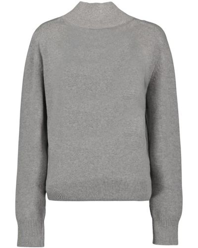 Fendi Hoher kragen oversized pullover - Grau