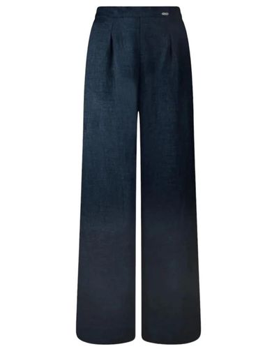 Bomboogie Trousers > wide trousers - Bleu