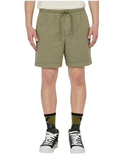 John Richmond Elastische taille felpa shorts mit taschen - Grün