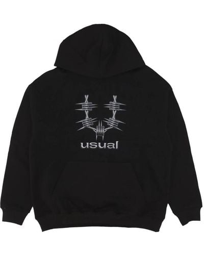 USUAL Metal hoodie leichte streetwear - Schwarz