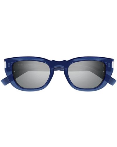 Saint Laurent Blaue glamour sonnenbrille