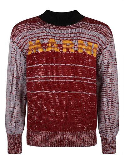 Marni Round-neck knitwear - Rot