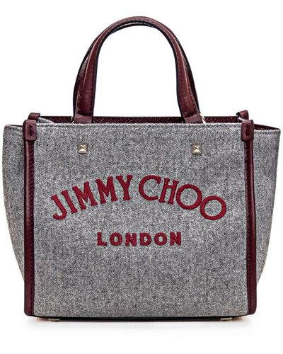 Jimmy Choo Handtaschen tote s felt - Grau