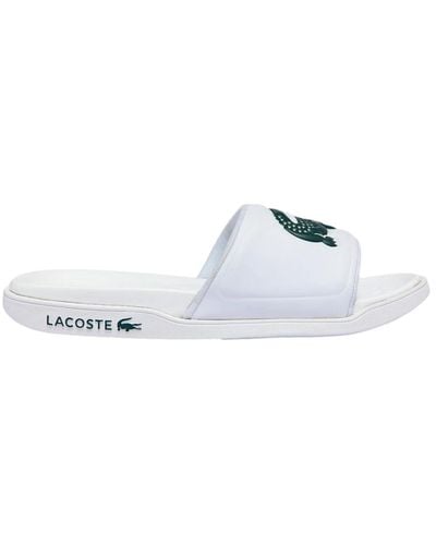 Lacoste Weiße croco dualiste sandalen