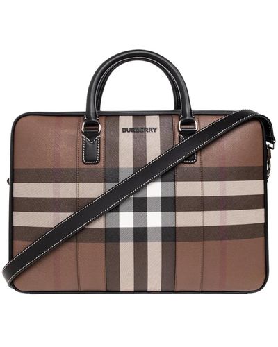 Burberry Borsa e custodia per laptop - Marrone