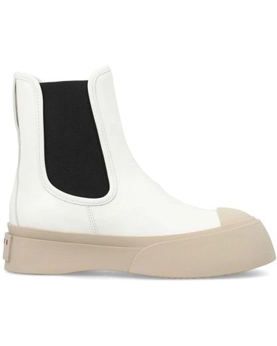 Marni Shoes > boots > chelsea boots - Blanc