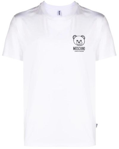 Moschino Weiße t-shirts und polos