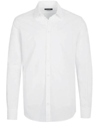 Dolce & Gabbana Formal Shirts - White