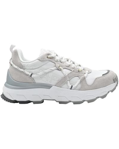Napapijri Stylische sneakers in bright white - Grau