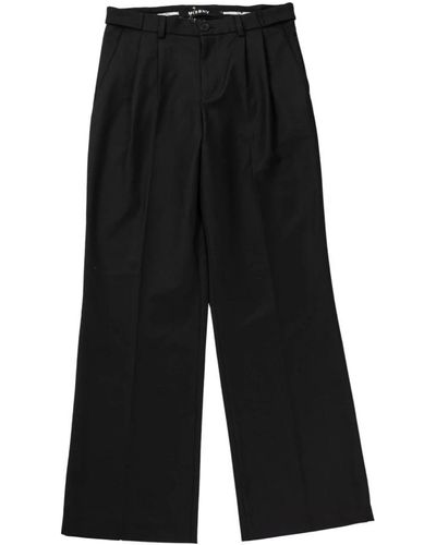 MISBHV Pantaloni sartoriali oversized neri - Nero