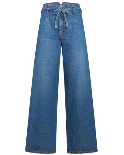 Etro Jeans,wide jeans - Blau