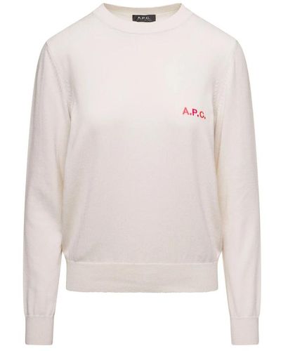 A.P.C. Sweatshirts - Weiß