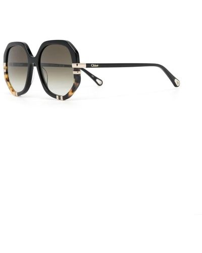 Chloé Ch0105s 006 sunglasses,ch0105s 007 sunglasses,schwarze/grüne sonnenbrille,schwarze sonnenbrille
