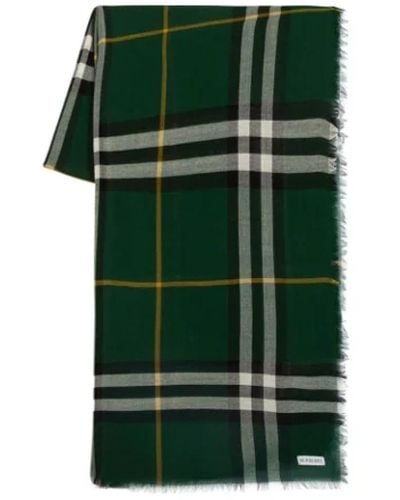 Burberry Winter Scarves - Green