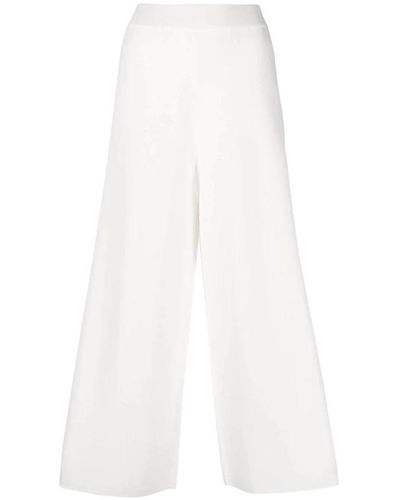 Malo Trousers > wide trousers - Blanc