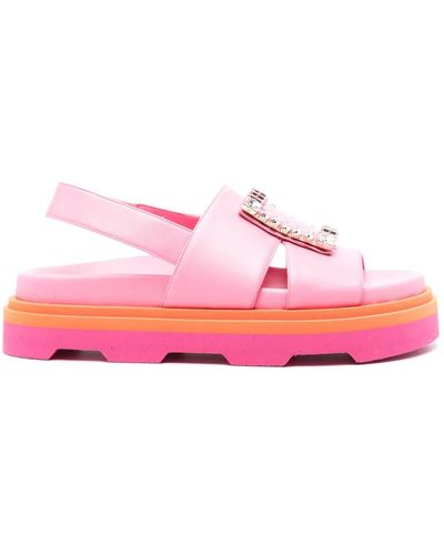 Roberto Festa Chunky sole sandals - Pink