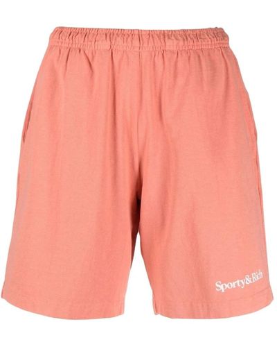 Sporty & Rich Short Shorts - Orange