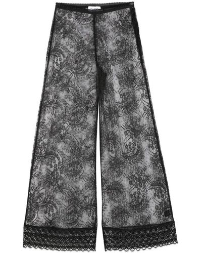 Charo Ruiz Trousers > wide trousers - Gris