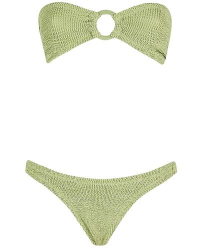 Hunza G Stilvolle bikini hoops - Grün
