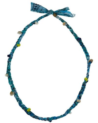Alanui Bandana necklace - Blau