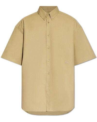 Burberry Shirts > short sleeve shirts - Jaune
