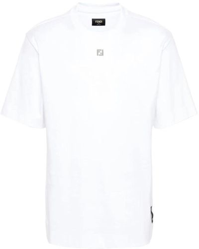 Fendi Stilvolle t-shirts und polos - Weiß