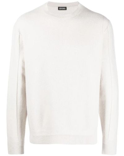 ZEGNA Sweatshirts - White
