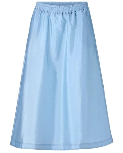 Rich & Royal Falda parachute estilosa para mujeres - Azul