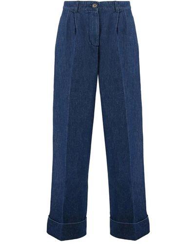 Gucci Blaue wide-leg denim jeans