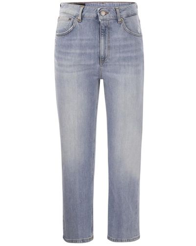Dondup Tami jeans gamba larga - lavaggio chiaro - Blu