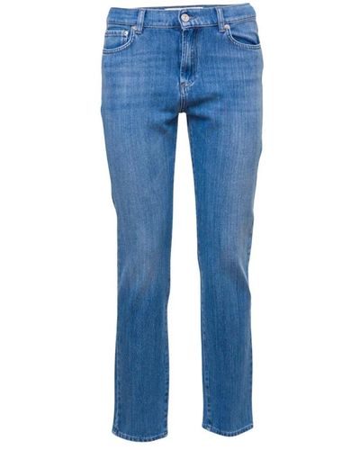 Roy Rogers High waist dunkle waschung slim fit jeans - Blau