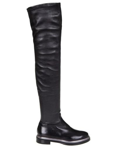 Le Silla Over-Knee Boots - Black