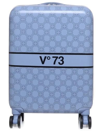 V73 Semi-rigid 360° drehbarer koffer - Blau