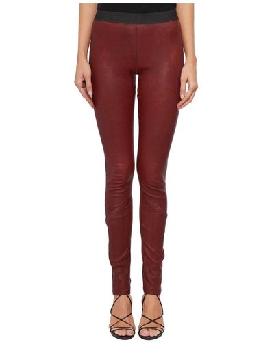 Isaac Sellam Trousers > leggings - Rouge