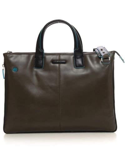 Piquadro Leather satchel - Schwarz