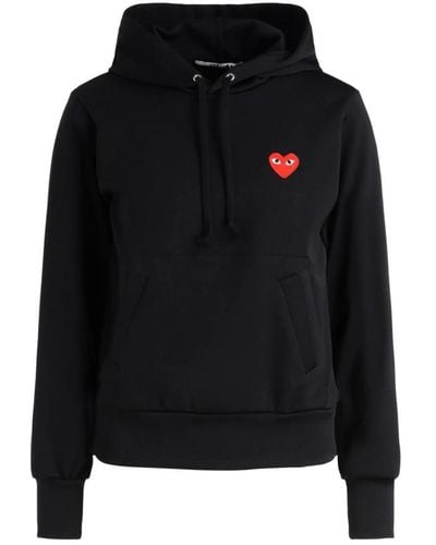 COMME DES GARÇONS PLAY Sweatshirts & hoodies > hoodies - Noir