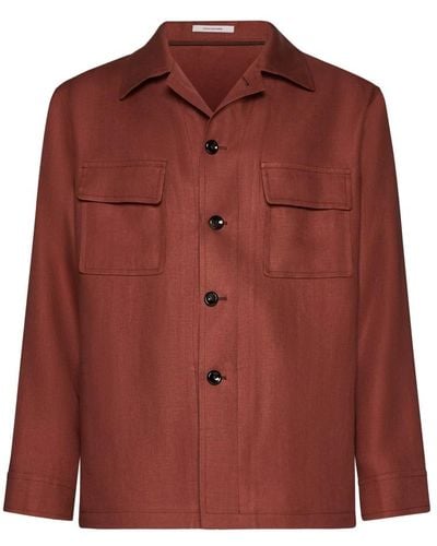 Tagliatore Field jacket coats - Rosso