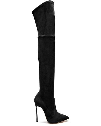 Casadei Shoes > boots > over-knee boots - Noir