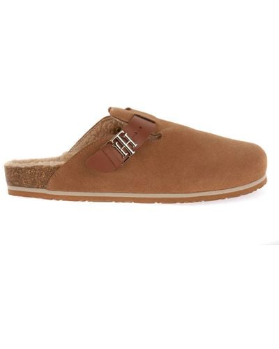 Tommy Hilfiger Mules - Brown