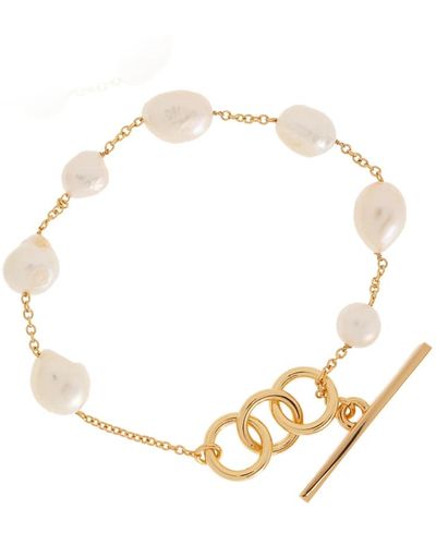 Cult Gaia Accessori braccialetto perla - Metallizzato