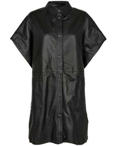 co'couture Shirt Dresses - Black