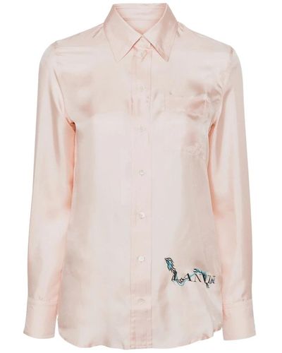 Lanvin Fließendes hemd - Pink