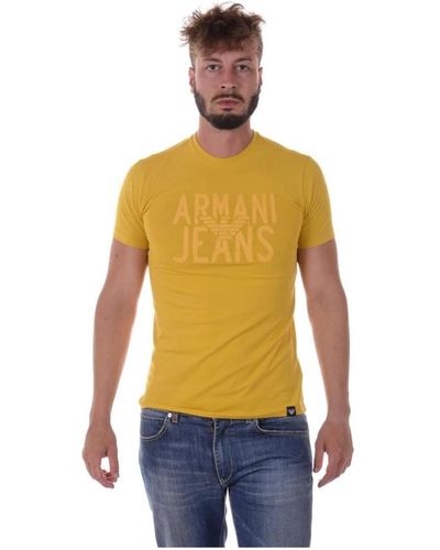 Armani Jeans T-shirt - Jaune