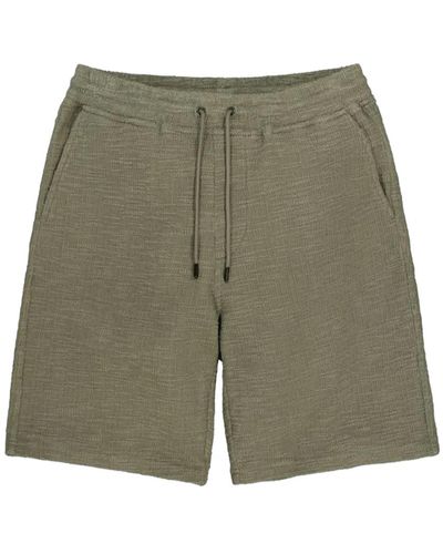 NN07 Bouclé loop shorts - Grün