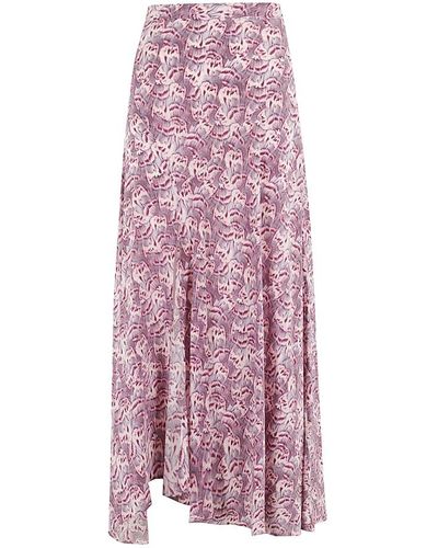 Isabel Marant Stilvolles kleid mit kirschblüten - Lila