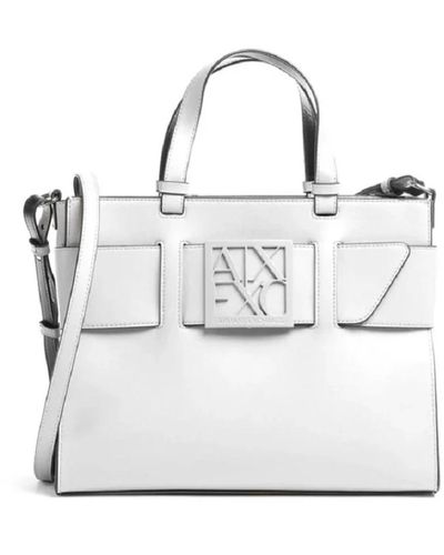 Armani Exchange Weiße handtasche für frauen