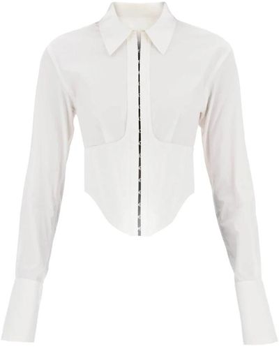 Dion Lee Blouses & shirts > shirts - Blanc