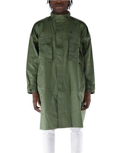 Daily Paper Elegante cappotto penata - Verde