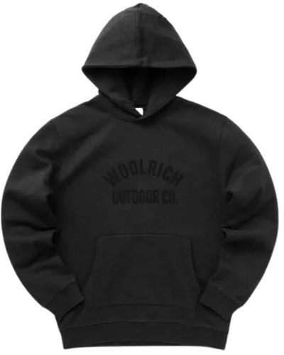 Woolrich Hoodies - Black